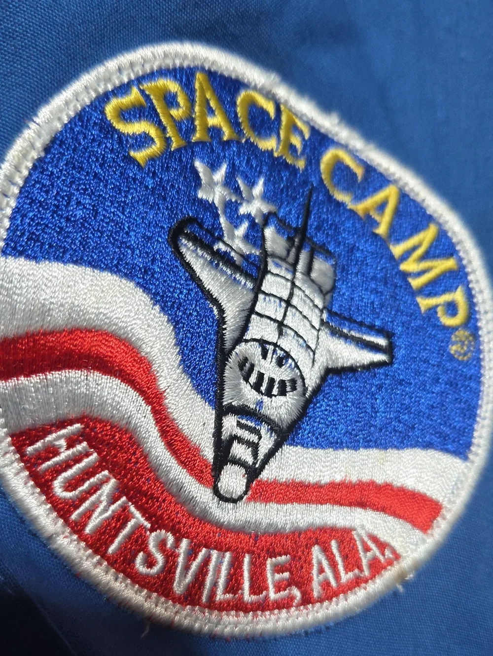 Authentic US NASA Space Camp Blue Flight Jumpsuit 5 Patches